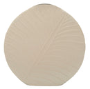 Vaso Dune Round 41,5x14x41,5 cm in Ferro Crema      