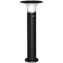 Luce da Esterno a Energia Solare Ø23,5x60 cm in Alluminio Nero