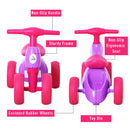 Triciclo per Bambini 4 Ruore  Primi Passi Viola e Fucsia