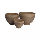 Vaso Grande Narciso Ø45x32 cm in Fibra sintetica Taupe