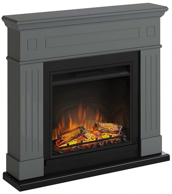 Camino Elettrico da Pavimento Effetto Fiamma 1500W Tagu Larsen Grigio Scuro online