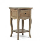 Comodino 1 Cassetto 35x35x59 cm in Legno