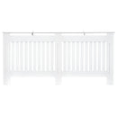 Copritermosifone in Legno MDF Bianco 172x19x81 cm 