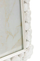 Cornice Hearty 25,3x1,8x30,5 cm in Resina e Vetro Argento      