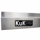 Set 2 Mensole a Muro 194x30 cm per Cucine di Ristoranti Pizzerie in Acciaio Inox