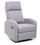 Poltrona Relax Reclinabile Manuale in Tessuto Grigio