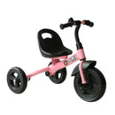 Triciclo per Bambini in Metallo con Campanello e Parafango Rosa 