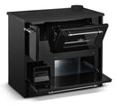 Cucina Stufa a Legna 9 KW 88x51xH81 cm Beatrice Nera