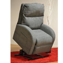 Poltrona Relax Elettrica Magnolia con Alzapersona Lift 2 Motori in Similpelle Nero