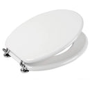 Copriwater Universale Copri WC in Legno MDF Bianco