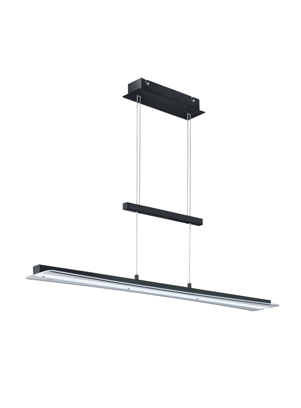 acquista Lampada a Sospensione da Interno a LED in Metallo Nero Opaco