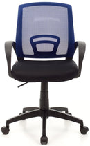 Sedia da Ufficio Operativa in Tessuto Room Blu