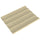 Telo Pergola per Esterni 392x350 cm Anti UV con 8 Fori di Drenaggio in Poliestere Beige