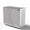 Copri Condizionatore 135x112x74 cm in Alluminio a Parete Big Blade XXL Bianco