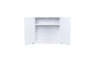 Pensile Lavanderia da Esterno 60x34x52,5 cm in PVC Bianco 