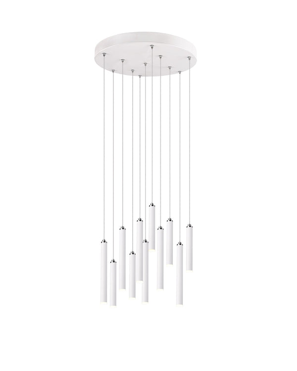 Lampada a Sospensione da Interno a LED in Metallo Bianco Opaco acquista