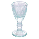 Set 6 Tazzine per Liquori Liquorini Prisma Greenery in Vetro VdE Tivoli 1996 Verde
