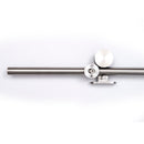Binario per Porta Scorrevole con Kit di Accessori in Acciaio Inox 200 cm 