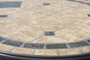 Tavolo Ovale Nereo 160x90x74 h cm in Acciaio Tortora