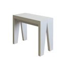 Consolle Allungabile 90-300x42x77 cm in Nobilitato Bianco