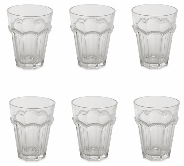 Confezione 6 Bicchieri Acqua in Vetro 283ml Villa d'Este Home Tivoli Floyd sconto