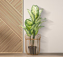 Porta Vaso Panama Ø 31,5x40 cm in Ferro e Plastica