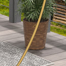 Arco da Giardino 280x60x258 cm per Decorazioni e Piante Rampicanti in Acciaio Oro      