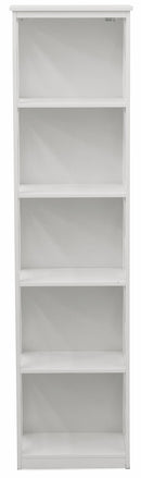 Mobile a Colonna da Bagno 5 Ripiani 45x30x175 cm in MDF Soriani Bianco