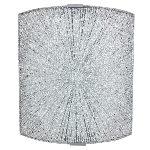 Applique 1xE27 Finali Cromo Vetro Lastra Diamantino Decoro Tagli E-Energy Mina online
