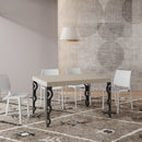 Tavolo Allungabile 120-224x90x77 cm Karamay Premium Cashmere Telaio Antracite 