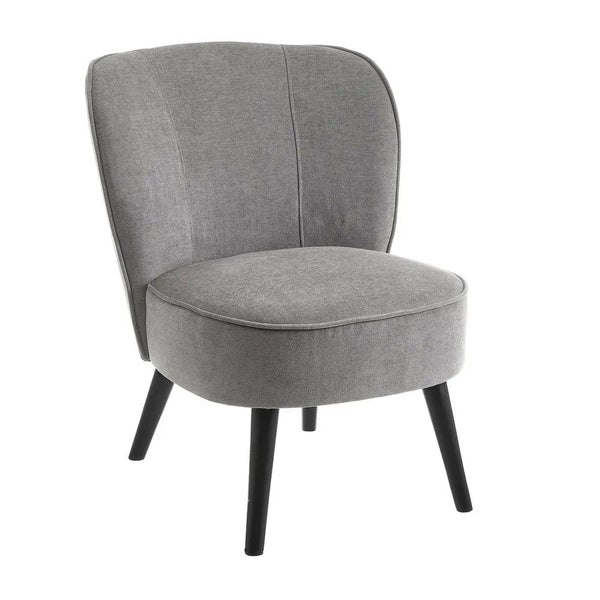Poltrona Relax in Legno e Tessuto Colore Grigio Scuro Mod. Kansas 59x66x75H cm prezzo