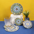 Set 6 Sottobicchieri Ø10 cm  in Ceramica VdE Tivoli 1996 Scilla