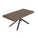 Tavolo Allungabile 200-304x90x77 cm Niket Noce Gambe Antracite