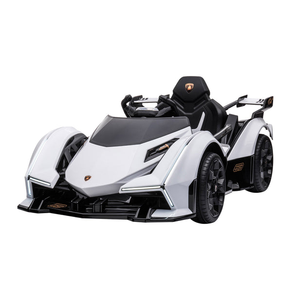 Macchina Elettrica per Bambini 12V con Licenza Lamborghini V12 Vision Gran Turismo Bianco prezzo