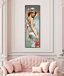 Dipinto su Tela Laccato Elegant con Cornice 52x4,5x152 cm in Pino e Tela e Plastica      
