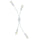 Plafoniera 4xE27 Montatura Verniciata Bianco E-Energy Daniela