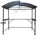 Tettoia per Barbecue 240x150x230 cm in Acciaio con Accessori 