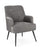 Poltrona Soggiorno 60x67x79 cm Adeline in Tessuto Frost
