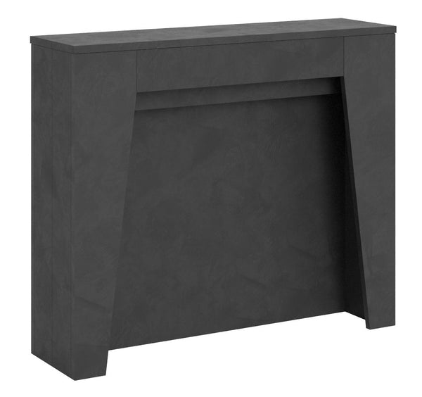 acquista Consolle Allungabile 90x25/211 cm Pannelli in Nobilitato Anea Antracite