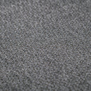 Set 2 Sedie Imbottite 59,5x50,5x92 cm in Tessuto Grigie