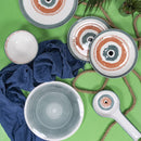 Insalatiera Fonda Ø31x9 cm  in Ceramica VdE Tivoli 1996 Occhio Marino