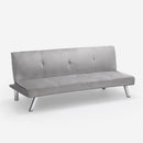 Divano Letto Clic Clac 172x75x73 cm in Tessuto Grigio