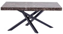 Tavolo da Pranzo Allungabile 200x76x90 cm in Legno Nobilitato Marmo