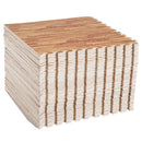 Tappeto Puzzle in EVA Effetto Legno Scuro 42 Pezzi 61.5x61.5 cm 