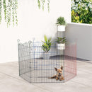 Recinto Recinzione per Cuccioli Cani 6pz 79x60 cm 