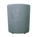 Poltrona Djerba 63,5x62,5x76 cm in tessuto grigio chiaro