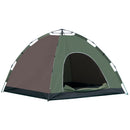 Tenda da Campeggio Pop-Up per 4 Persone 210x210x135 cm con Borsa e Accessori