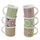 Set 6 Tazzine da Caffè Ø6,4x5,5 cm in Bone China VdE Tivoli 1996 Agadir