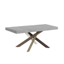 Tavolo Allungabile 140/244x90x77 cm Volantis Premium Cemento