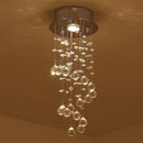 Lampadario a Sospensione in Cristallo 20x48 cm  Malin
